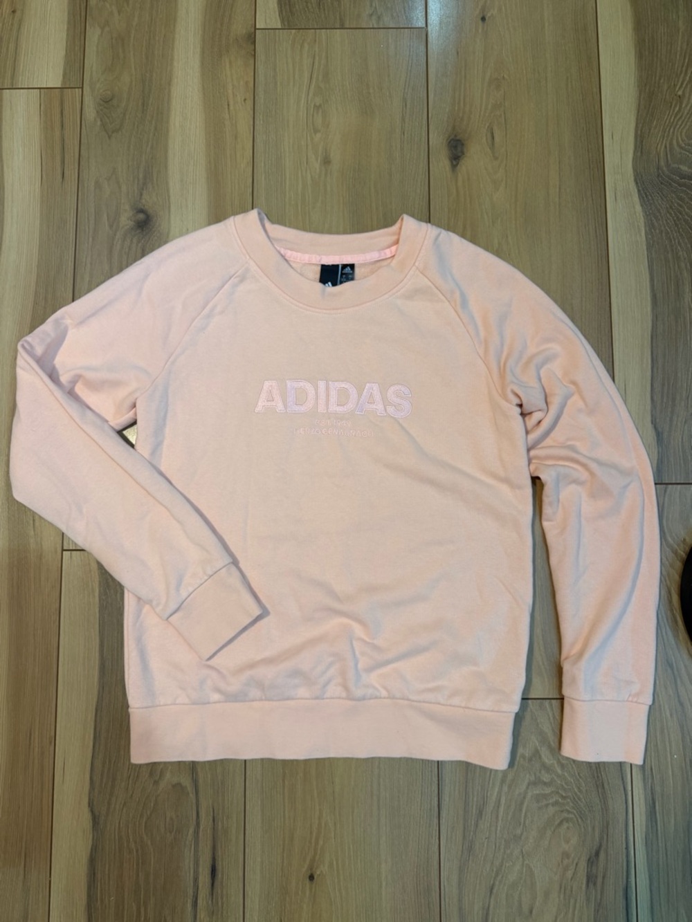 adidas Pastel Pink Crewneck Sweatshirt